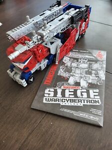 Transformers Siege GALAXY UPGRADE OPTIMUS PRIME War For Cybertron Force Convoy