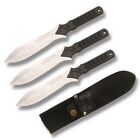 Rite Edge Target Triple Throwing Set Belt Sheath Fixed Blade Knife - 210711