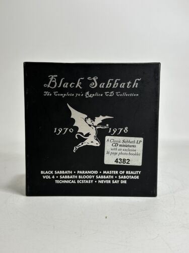 Black Sabbath Ozzy Osbourne ~ Complete 70's Replica 8-CD Collection Box Set