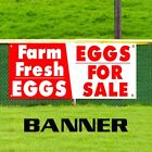 Farm Fresh Eggs / Eggs For Sale Advertising Vinyl Promotion Banner Business Sign