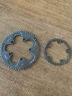 SRAM Power glide Double Front Chainrings, 10 Speed, 52 And 36 Tooth. Light Wear