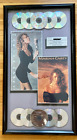 Mariah Carey Plaque - 10 million album sales award from Columbia Records - RARE!