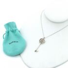 Tiffany & Co Enchanted Sterling Silver Heart Key 18 Pendant Necklace #S988-2