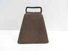 VINTAGE COW BELL Primitive Cast Iron Small Cowbell 3