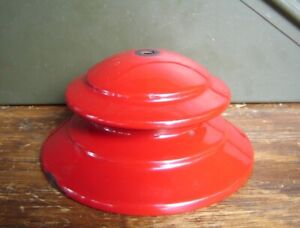 Vintage OEM COLEMAN 200A CAMPING LANTERN PARTS SHORT RED VENT VENTILATOR TOP CAP