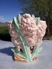 New ListingVintage Original McCoy Pink Hyacinth Vase Planter Art Pottery Beautiful!