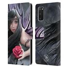 OFFICIAL ANNE STOKES DARK HEARTS LEATHER BOOK WALLET CASE FOR SAMSUNG PHONES 1