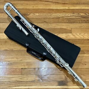 New ListingSchiller Bass Flute Low C With Case And Accessories.
