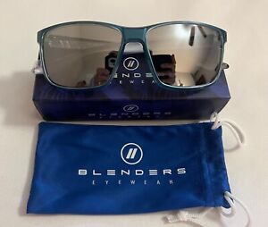 Blenders Eyewear Mesa Ghoster Blue/Silver Polarized Sunglasses - New In Box