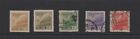 China PRC 1951 R5 Tien An Men Gate Mint & Used  Mixed x 5 #38