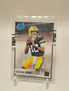Jordan Love 2020 Panini Donruss Clearly Rated Rookie #RR-JL Packers