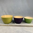 New Listing3 Crate And Barrel Nesting Bowls Parker Portugal Ceramic 6.25