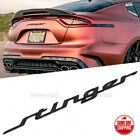 3D Car Stinger Letter Logo Emblem Badge Rear Trunk Lid Sport GT Line Gloss Black (For: 2021 Kia Rio)
