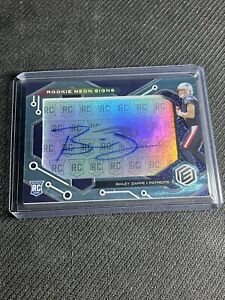 New ListingBailey Zappe 2022 Panini Elements Football Rookie Neon Signs Autograph #'d 09/50