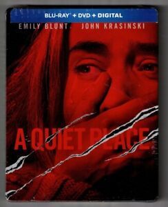 John Krasinski's A QUIET PLACE [Blu-ray/DVD, 2018] - NEW! - STEELBOOK PKG!