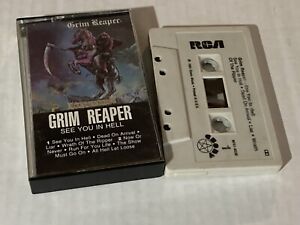 New ListingGrim Reaper See You in Hell Cassette Tape 1985 Metal Thrash Tested And Working!
