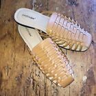 Comfortview Shoes Mule Slides Tan NWOT Wendy Faux Leather Casual Sz 12 WW