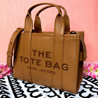 MARC JACOBS The Tote Bag 2Way Tote Shoulder ARGAN OIL Brown Leather Strap