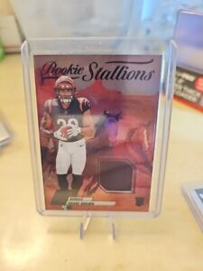 New Listing2023 Zenith Chase Brown Rookie Stallions Jersey Card RS-CBN ￼Cincinnati ￼Bengals