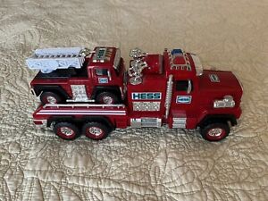 2015 Hess Fire Truck & Ladder Rescue - Collectible Toy - Used, Good Condition