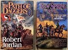 Lot of 2 Robert Jordan: Path of Daggers #8 ~ New Spring (Wheel Time) 1st EDS