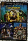 📀 Goosebumps, Zathura, Jumanji (3 Movie Collection) DVD NEW