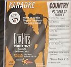 0710 OCT      POP HITS MONTHLY COUNTRY KARAOKE CDG buy 1 or message me for bulk