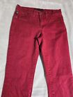 Rock & Republic Womens Jeans Size 6 Kashmiere Red Retro Design Straight Pants