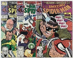 Amazing Spider-Man (Lot of 3) #s: 337, 338, 339 VF/NM Sinister Six