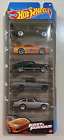 NEW 2023 HOT WHEELS FAST AND FURIOUS 5 PACK CHARGER, MUSTANG, CHEVELLE & SUPRA