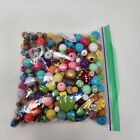 Lot of kids jewelry beads plastic and wooden crafting beads 11.4oz