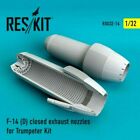 1/32 ResKit RSU32-0014 F-14D Closed Exhaust Nozzle for Trumpeter kit