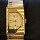 Vintage Two Tone Band Oryx Quartz Womens Watch - Works Great with New Battery