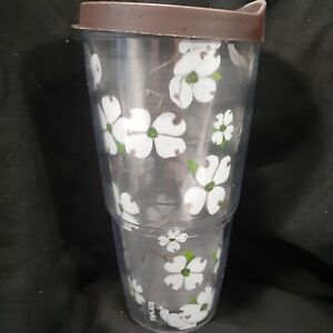 Tervis Magnolia Shade Blooms Travel Mug with Lid 24 oz Cup