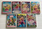 Barbie Collection Of 7 DVD Christmas Princess Spy Squad Pink Shoes Popstar Lot