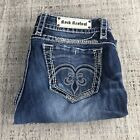 Rock Revival stretch Demin  Jeans Womens adele straight  size 34