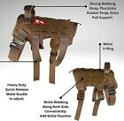Tactical Dog Harness, Service Dog, K9 Vest, Metal Buckle, MOLLE Vest with Handle