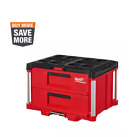 Milwaukee 48-22-8442 PACKOUT Impact Resistant 2-Drawer Tool Box, 50lbs Capacity