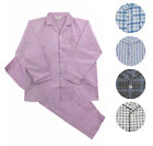 Men's 2 Piece Sleepwear Cotton Blend Button Up Drawstring Waist Pajama Set