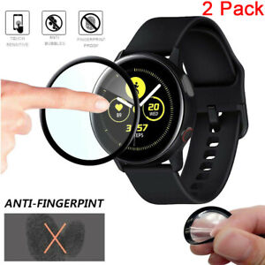 For Samsung Galaxy Watch Active 2 Full Coverage Soft Fibre Screen Protector Film