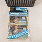 Memorex HBS II 110 High Bias Blank Audio Cassette Tapes NEW SEALED- Pack of 2