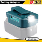 Adapter For Makita Dual USB Power Source Charger Li-ion Battery 14.4-18V w/LED
