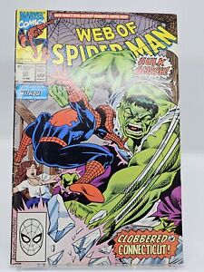 Web of Spider-Man #69 FN Hulk Marvel 1990