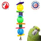 1230 Ball Chewy Bird Toy Parrot Cage Toys Cages African Grey Conure Amazon Macaw