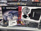 🔥 Excellent Nintendo 64 Console   CIB In Box Gray - N64 - Authentic Tested! 🔥