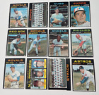 Lot of 12 Different 1971 Topps Baseball High Numbers