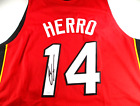 Tyler Herro / Autographed Miami Heat Red Custom Basketball Jersey / JSA
