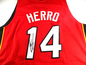 Tyler Herro / Autographed Miami Heat Red Custom Basketball Jersey / JSA