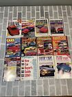 Vintage Lot of 12 Mix Exotic Cars Road & Track Sports Cars Magazines From 1990s