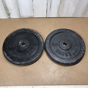 2-25 LB Standard Size Weight Plates